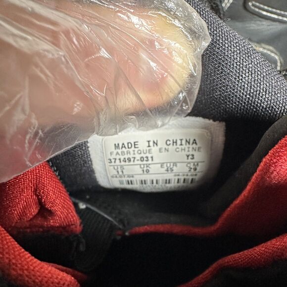 Jordan 6 Rings Shoes Mens Size 10 Basketball 371497-031 Rare Retro Sneakers - Picture 9 of 10